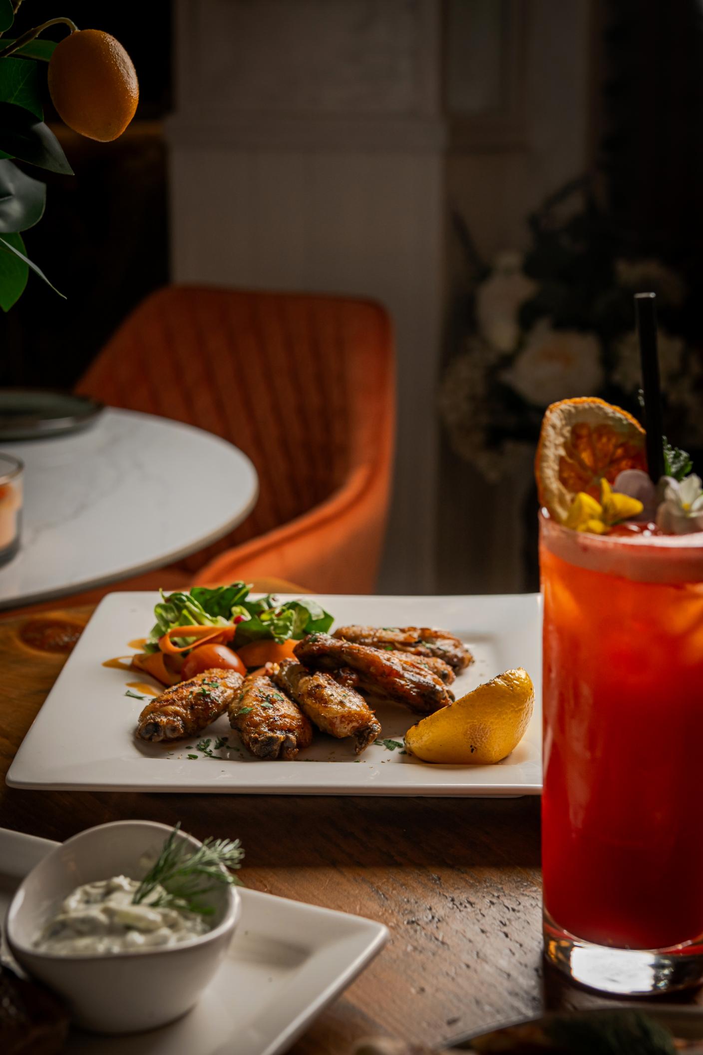 Mediterranean dish at Velora Bedford