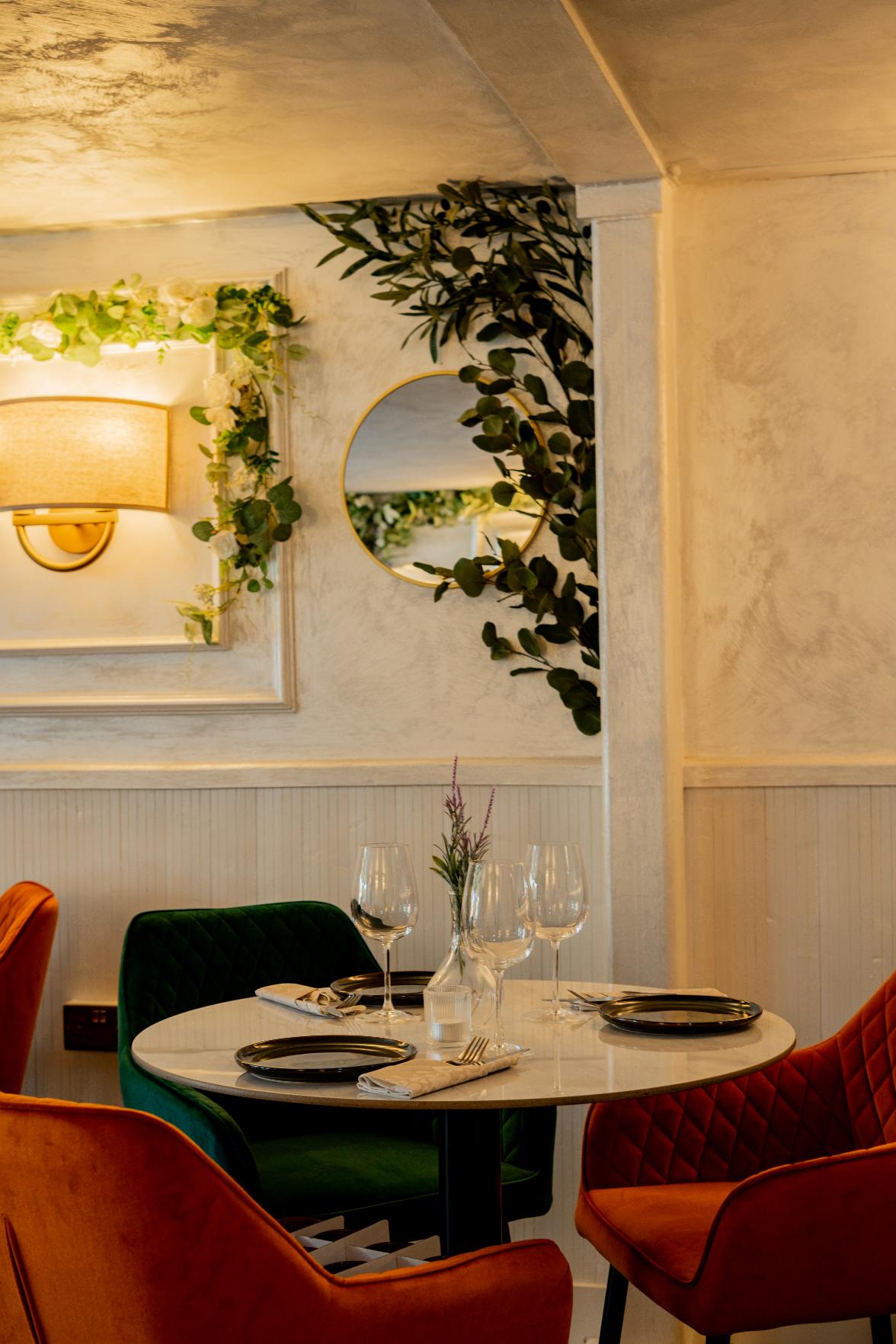 Velora restaurant interior 2, Bedford