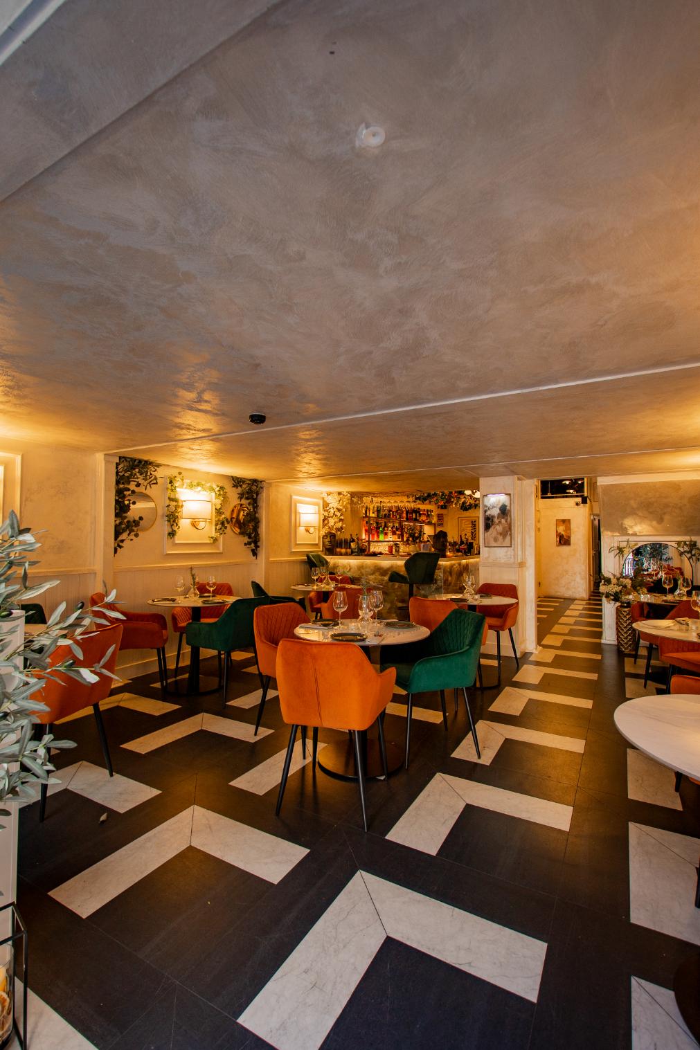 Velora restaurant interior 4, Bedford